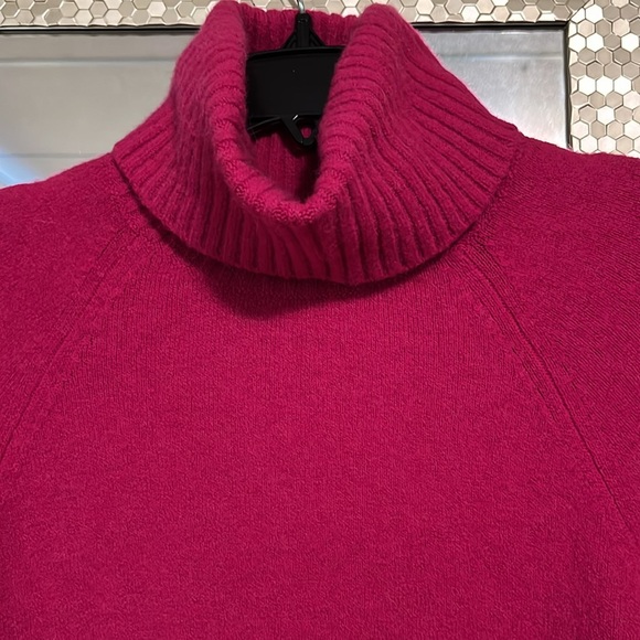 J Crew high low turtle neck sweater. - Picture 2 of 6